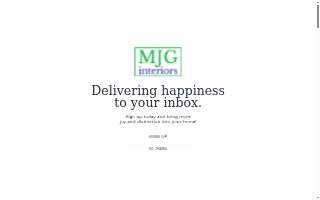 MJG Interiors website