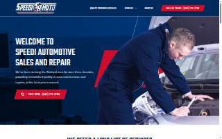 Speedi Automotive Car Sales & Repairs website