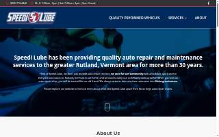 Speedi Lube & Services website