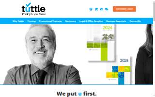 Tuttle Printing & Promotional Products website