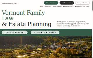 Vermont Family Law website