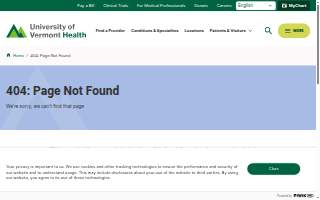 Adult Primary Care - Burlington, University of Vermont Medical Center website