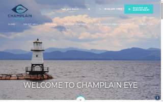 Champlain Eye and Vision website