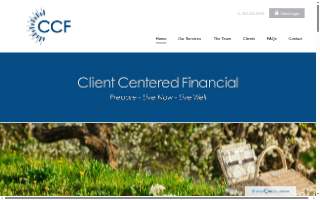 Client Centered Financial website