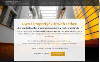 Esther Lotz Commercial Broker website
