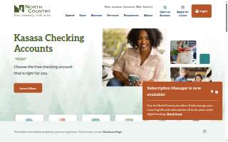 NorthCountry Federal Credit Union website