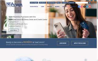 SeaComm of South Burlington website