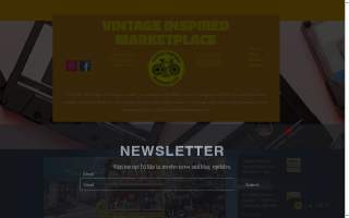 Vintage Inspired Marketplace website