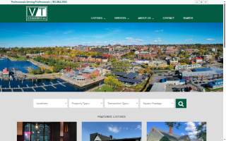VT Commercial Real Estate of South Burlington website