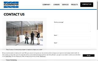 Connor Contracting Inc website