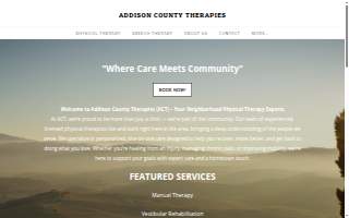 Addison County Therapies - Vergennes website