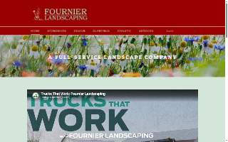 Fournier Landscaping website