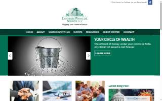 Landmark Financial Services website