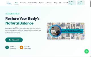 Chiropractic Health & Rehabilitation Center website