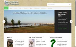 Grays Harbor Title Co website