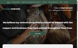 Petland Cemetery Inc website