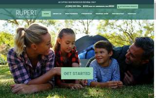 Rupert Family Dentistry website