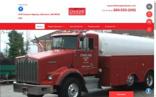 Stangland Septic Service website