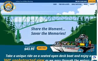 Deception Pass Tours website