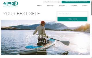 IRG Physical & Hand Therapy - Anacortes website