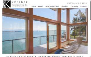 Kreider Construction INC website