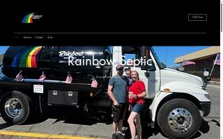 Rainbow Septic website