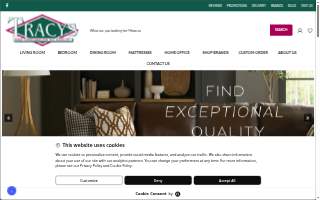 Tracys Furniture website