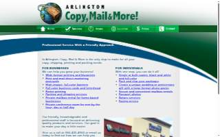 Arlington Copy Mail & More website