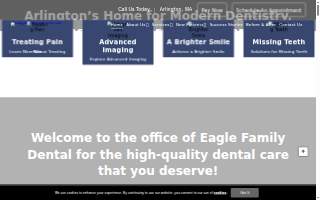 Eagle Family Dental website