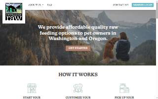 Pawradise Raw website
