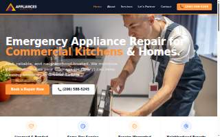 Appliances Repair Solutions website