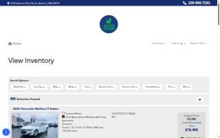 Auto Haven website
