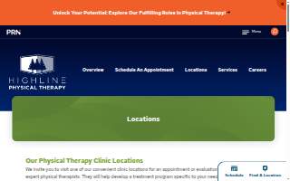 Highline Physical Therapy - Auburn website