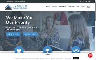 Lyneer Staffing Solutions of Auburn website