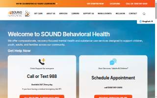 SOUND Behavioral Health website