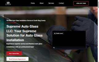 Supreme Auto Glass LLC of Auburn website
