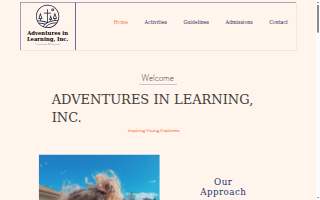Adventures In Learning, Inc. website