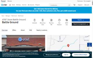 AT&T Store of Battle Ground website