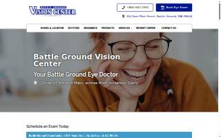 Battle Ground Vision Center website