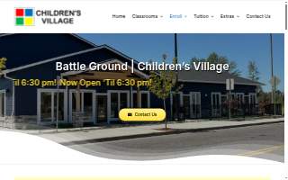 Children's Village - Battle Ground website