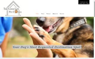 The Good Life Pet Lodge LLC website