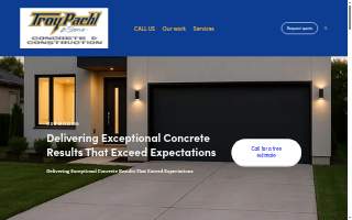 Troy Pachl & Sons Concrete & Construction of Battle Ground website