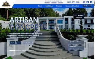 Bellevue Concrete Contractors website