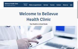 Bellevue health clinic website