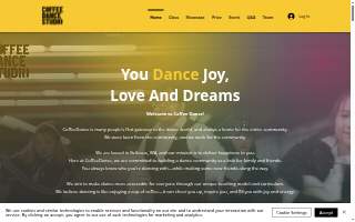Coffee Dance Studio website