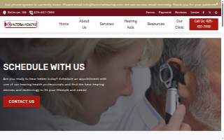 Factoria Hearing Center website