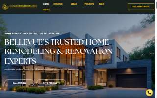 Gold Remodeling Bellevue website