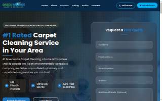 Greenworks Carpet Cleaning Bellevue website