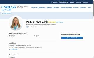 Heather A Moore, MD website