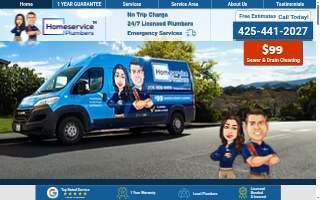 Homeservice Plumbers website